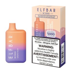 ELF BAR BC5000 Disposable Grape Rush 5000 bocanadas 650mAh