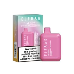ELF BAR LB5000 Disposable Strawberry Blueberry Cherry 5000 bocanadas