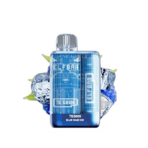ELF BAR TE5000 Disposable Blue Razz Ice 5000 bocanadas