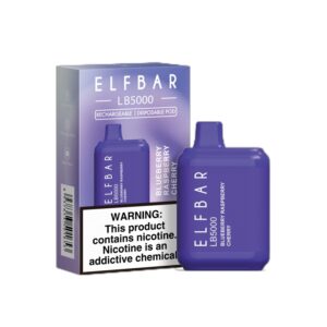 ELF BAR LB5000 Disposable Blueberry Raspberry Cherry 5000 bocanadas 14ml