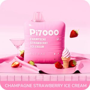 ELF BAR PI7000 Disposable 7000 bocanadas Champagne Strawberry Ice Cream 17ml