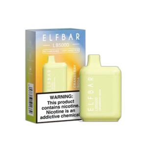 ELF BAR LB5000 Disposable 5000 bocanadas Cranberry Soda