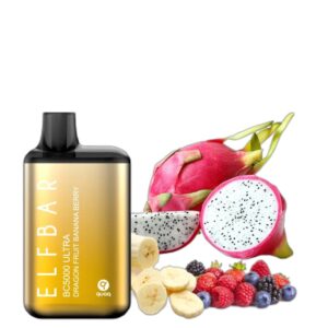 ELF BAR BC5000 Ultra Disposable Dragon Fruit Banana Berry 5000 bocanadas 650mAh
