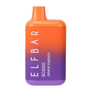 ELF BAR BC5000 Disposable 5000 bocanadas Grape Energy