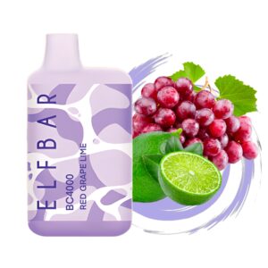 ELF BAR BC4000 Disposable Red Grape Lime 4000 bocanadas 650mAh