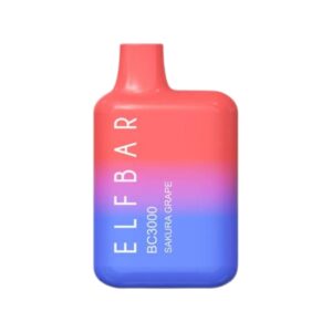 ELF BAR BC3000 Disposable 3000 bocanadas Sakura Grape