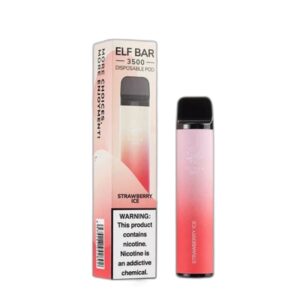 ELF BAR 3500 Disposable 3500 bocanadas Strawberry Ice