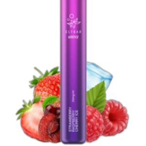 ELF BAR 600V2 Disposable 600 bocanadas Strawberry Raspberry Berry Ice
