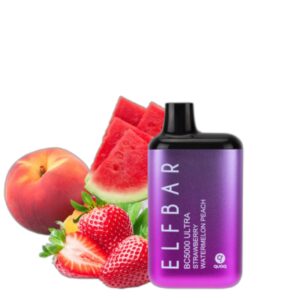 ELF BAR BC5000 Ultra Disposable 5000 bocanadas Strawberry Watermelon Peach 650mAh
