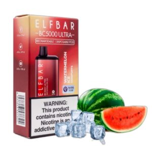 ELF BAR BC5000 Ultra Disposable Watermelon Ice 5000 bocanadas